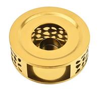 Oikabio Teapot, Brushed Stainless Steel Tea with Holder Gold