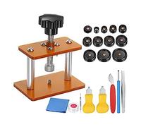 Oikabio Watch Back Case Screw Type Closer Replacement Parts with 12 Dies Watch Repair Kit for Watch Repairing B