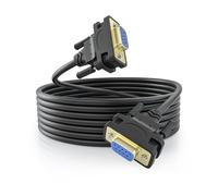 OIKWAN DB9 RS232 Serial Cable Female to Female, 3.3 Feet 9 Pin Crossover Cable for Data Communications