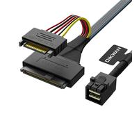 OIKWAN HD Mini-SAS(SFF-8643) to U.2 (SFF-8639) NVMe SSD Cable 2.6feet