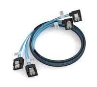 OIKWAN SATA-III Cable, 2-Pack 90 Degree 19 Inch 6Gbps Right Angle Data Cable Replacement for Bitcoin Computer-Server CD DVD Drives Raid HDD-SSD