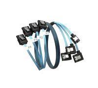 OIKWAN SATA-III Cable, 4-Pack 90 Degree 19 Inch 6Gbps Right Angle Data Cable Replacement for Bitcoin Computer-Server CD DVD Drives Raid HDD-SSD
