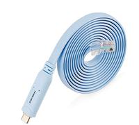 OIKWAN USB-C Cisco Console Cable, 6ft USB Type C to RJ45 Serial Adapter Essential Accessory of Cisco, NETGEAR, Ubiquity, LINKSYS, TP-Link Routers/Switches for Laptops