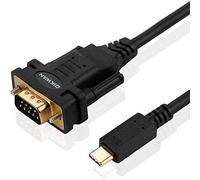 OIKWAN USB-C to RS232 DB9 Serial Cable Male Converter Adapter with FTDI Chipset for Windows 11,10, 8.1, 8, 7, Vista, XP, 2000, Linux and Mac OS X 10.6 (10ft)