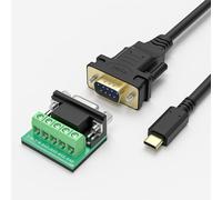 OIKWAN USB C to RS485/RS422 Serial Port Converter Adapter Cable with FTDI Chip Supports Windows 11 10 8 7 XP Mac 10FT…