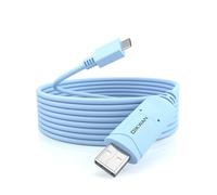 OIKWAN USB to Micro USB Console Cable with FTDI Chipset, RS232 Serial Port Adapter for Cisco Routers/Switches, PLC, Industrial Control Devices, Compatible with Windows/Mac/Linux (6ft/1.8m)