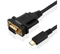 OIKWAN USB Type C to RS232 DB9 Serial Port Adapter Cable, FTDI Chipset, Supports Windows 11, 10, 8, 7 and Mac Linux