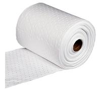 Oil Absorbent Mat Roll,Industrial Polypropylene Oil Spill Control Mat Roll,Grease-absorbing Pad to Soak Up Oil, Diesel, Fuel, Oil Fuel Only Absorbent Mats Sheets for Workshops Factories(40cm*50m*2mm)