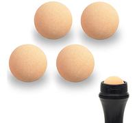 Oil-Absorbing Natural Volcanic Stone Face Roller Ball Compatible Fit REVLON Oil Control Facial Excess Oil Blotting Tool Reusable (21.5mm Diameter 4 PCS Not Include Holder)