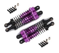 Oil adjustable 70mm alloy shock absorber damper for rc car 1/16 buggy truck Hsp hip losi Toy upgraded hop-up parts 4pcs/set（Purple）