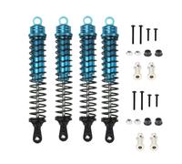Oil Adjustable Aluminum 140mm Shock Absorber Damper For Rc Car 1/8 Buggy Truck Upgraded Hop-Up Parts Hsp Hpi Losi Axial 4PCS/set (Blue)