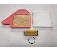 Oil, Air & Cabin Filter Compatible with Chrysler Grand Voyager RT 3.6L 2011-2013 FSK/RT/008A