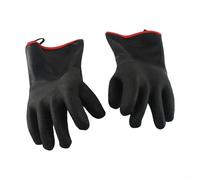 Oil and Heat Resistant Barbecue Gloves Made of Neoprene with Anti Slip Palm Grip and Cotton Lining Offering Comfort and Protection for Oven and Grill Use (14inch(35cm))