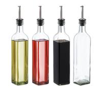 Oil and vinegar dispenser set Balsamic Pourer Refillable Drip-free 500 ml