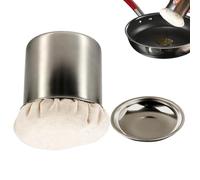 Oil applicator for the cooking grate, wipeable multifunctional applicator for application, grease brush scraper, for cooking, BBQ, crepe baking, baking and grilling, cooking grate, sauces, kitchen