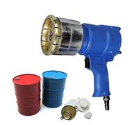 Oil Barrel Crimper Sealer, 1300 Lbs Max Pulling Force Handheld Tool Seals Both 35mm and 75mm Covers on 55 Gallon Drums, Fine-Tunable