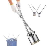 Oil Barrel Crimper Sealer Tool, 200L Drum Cap Sealing with 35mm and 70mm Crimping Options, Non-Slip Grips for Liquid and Petroleum Packaging