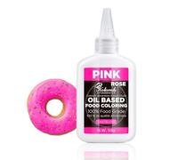 Oil Based Food Coloring Set, Pink Oil Based Food Coloring for Chocolate, Food Grade Food Color Dye for Candy Melts, Baking, Icing, Frosting and Cake Decorating, Flavorless Vibrant - 55g/Bottle