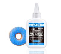 Oil Based Food Coloring Set, Royal Blue Oil Based Food Coloring for Chocolate, Food Grade Food Color Dye for Candy Melts, Baking, Icing, Frosting and Cake Decorating, Flavorless Vibrant - 55g/Bottle