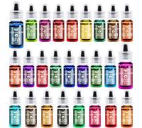 Oil Based Food Colouring for Chocolate - 26 Vivid Colours Fat Soluble Food Colouring Set for Candy Melts, Baking, Cake, Cookie - Liquid Tasteless Food Colour Dye for DIY Fondant and Macaron - 6ml Each