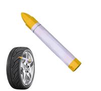 Oil Based Tire Paint Pen - White Yellow Waterproof Crayon, Quick Dry for Car Tire Marking, Rainproof Auto Repair Tool, Inspection Marker for Motorcycle Truck