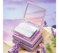 Oil Blotting Paper - 300 Sheets with Mirror, Puff & Refills, Absorbs Excess Face Oil, Controls Shine, Saves Makeup, The On-the-Go Essential for a Flawless, Matte Finish All Day (Purple)