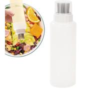 Oil Bottle With Brush - Silicone Basting Dispenser, Household Oil Applicator With Dust Cap, Transparent Container With, Kitchen Accessory Leakproof S