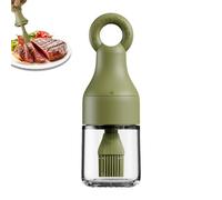 Oil Brush Bottle - Oil Dispenser with Brush | Olive Bottle with Silicone Pastry Brush | Heat Resistant Oil Bottle Brush | Kitchen Oil Dispenser Bottle for Camping Fritting Back BBQ Home