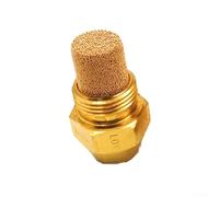 Oil Burner Nozzle, Consistently High Performance Oil Nozzle For Diesel Burner Stainless Steel Brass, The Brass body and metering parts to close tolerances for precision(0.45 60°)