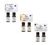 Oil Burner Scented Oils Set of 3 Fragrances (6 x 10ml bottles)