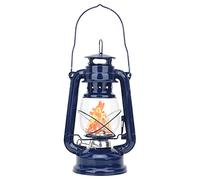 Oil Burning Lantern, Hurricane Lantern Farmer Lantern Vintage Hurricane Lantern Oil Lamp Indoor Outdoor Lantern for Hanging or Tabletop(Blue)