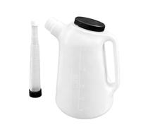 Oil Can - 5 L Liquid Container with Spout and Lid - Engine Oil Measuring Container - for Changing Engine Oil in Car, Truck, Motorcycle, Engines, Machines as well as in the Kitchen when Cooking