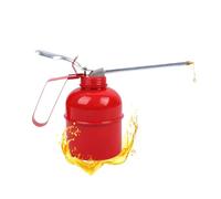 Oil Can Pump Oiler, Hand Press Lubrication Can with Long Precision Spout, Portable Oil Squirt Tool for Smooth Mechanical Maintenance, Durable Metal Body Design, Automotive Care Accessory