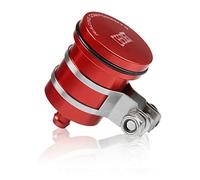 Oil Cap Universal CNC Motorcycle Brake Fluid Reservoir Clutch Tank Cylinder Master Oil Cup For B C650GT C650gt 2012-2015 2013 2014(RED)