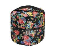 Oil Carrying Case - Compact Diffuser Tote, Floral Pattern Organizer Bag | Portable Travel Storage Oils essental Organized with Comfortable Grip for Oils and Aroma Diffusers, Secure & Stylish Design