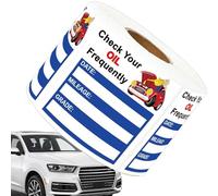 Oil Change Stickers 150pcs Oil Change Car Maintenance Service Due Reminder Stickers Labels, Oil Change Window Stickers For Vehicles Windshield, Removable Vinyl Next Service Due Reminder Sticker Labels