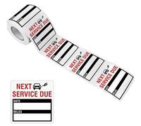 Oil Change Stickers Static Cling - 150pcs 2x2 Inches Oil Change Reminder Sticker for Windshield with No, Clear Next Service Due Labels Black Font for Car Auto Vehicle Window