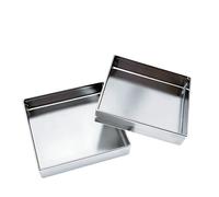 Oil Collection Container 304 Stainless Steel 1.0mm Drip Tray For Oil Change & Washing Machine, Leak-proof Condensate Drain Tray, Multi-purpose Tray For Garage & Garden(60 * 60 * 5cm)