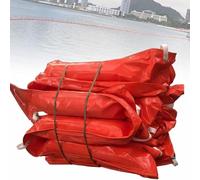 Oil Containment Boom, Flood Barrier, PVC Floating Design for River, Port, Lake, Industrial Spill Control