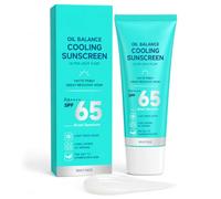 Oil Control Face Sun Cream for Oily Skin, SPF 65 P Matte Fluid, 50g | Broad Spectrum UV Defence, Sweat-Resistant Gentle Makeup Base with Niacinamide, Lightweight Invisible Finish, No White Cast
