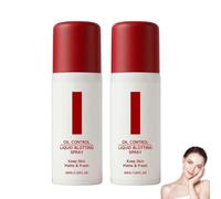 Oil Control Liquid Blotting Spray, Liquid Blotting Touch Up Spray, Liquid Spray for Shine & Sebum Absorption, Instant Matte Finish Touch-Up, Keep Skin Matte & Fresh, for Travel, Home, Outdoor (2PC)
