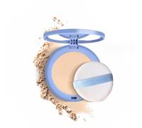 Oil Control Matte Face Pressed Powder,Smooth Flawless Setting Powder Makeup,Long Lasting Waterproof Lightweight Finishing Powder Compact For Women,Controls Shine,0.35oz (01# Classic Ivory, 0.35 OZ)