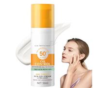Oil Control Sunscreen SPF 50+,SPF 50 Face Moisturiser,Face Sun Cream,Sunscreen SP/F 50 for Fa/ce and Body,High UV Protection,Unscented Sun Protection Gel,Sun/screen S/PF 50+ for All Skin Types,50ml