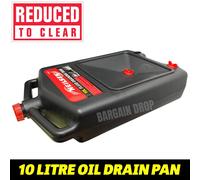 OIL COOLANT & GEARBOX FUEL DRAIN PAN TRAY 10 Litre Capacity Bucket Car