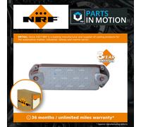NRF Engine oil cooler 31198 – Water-cooled, 8 ribs, 395×120 mm for SCANIA