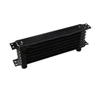 Oil Cooler 7/10/13/Rows AN10 Oil Cooler Universal Japanese Style Aluminum Radiator Engine Transmission Oil Cooler(Black 7row)