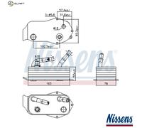 NISSENS 91353 Automatic transmission oil cooler