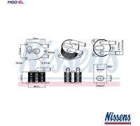 NISSENS 91508 Automatic transmission oil cooler