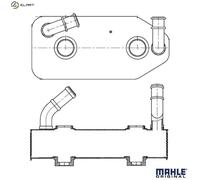 MAHLE ORIGINAL CLC 178 000S Automatic transmission oil cooler