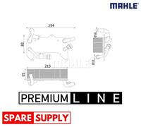 OIL COOLER, AUTOMATIC TRANSMISSION FOR AUDI A6 A7 A8 MAHLE CLC 139 000P